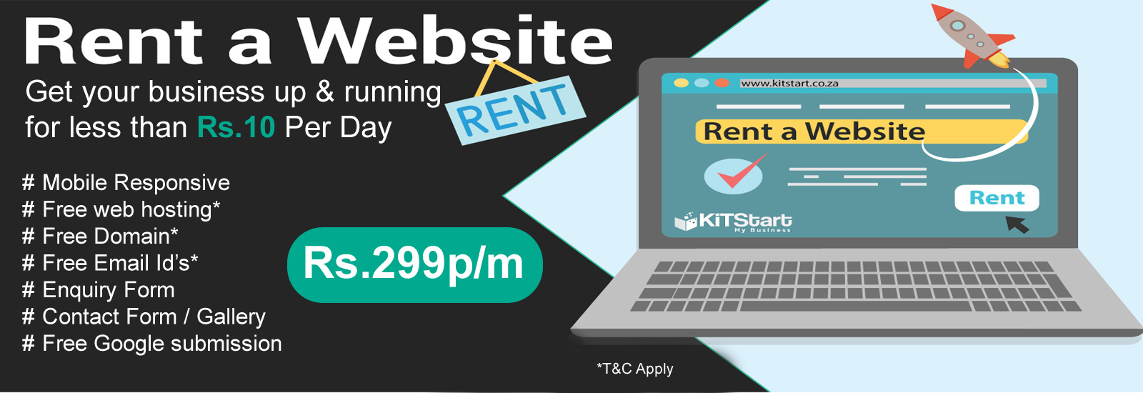 Website on Rent company in delhi