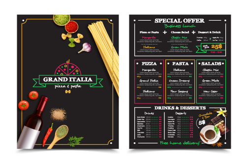 Restaurant Menu Design Company